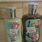Bath & Body Works Sweet on Paris 2 Piece Set- Lotion and Shower Gel
