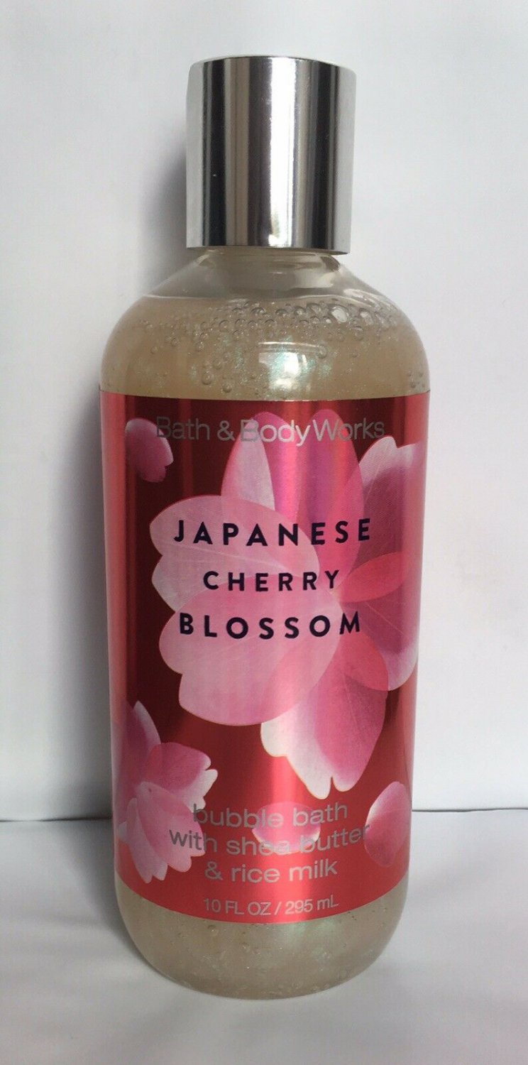 Bath Body Works Japanese Cherry Blossom Bubble Bath 10 Oz   5ec8372851518 397050b 