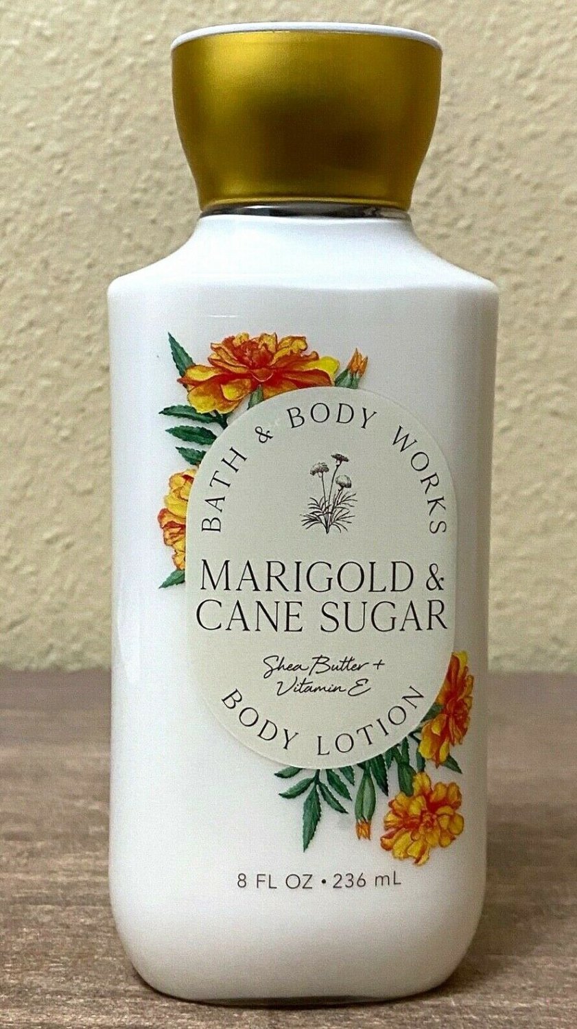 Bath and Body Works Marigold & Cane Sugar Lotion 8 Ounce