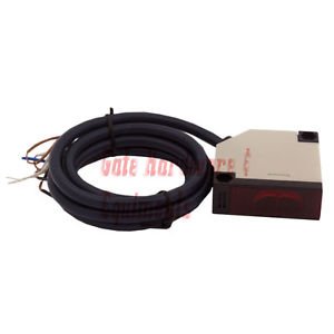 Omron E3JK-R4 M1 Retro-Reflective Photo Eye IR w/ Reflector, EMX-NIR Compatible