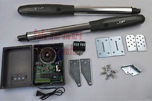 Olide Double Swing Arm Automatic Actuator Gate Door Opener DC Motor 2 Remotes