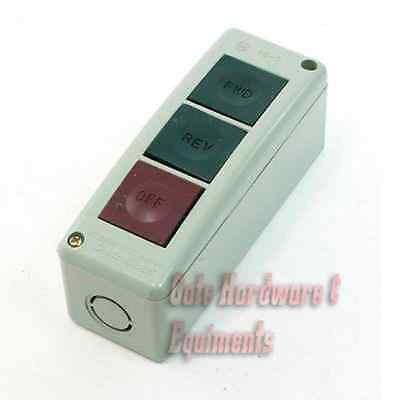 NSEE PBS-3 FWD/REV/STOP Momentary Three Button Push Control Station Switch UL