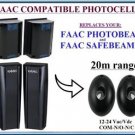 FAAC PHOTOBEAM, SAFEBEAM Universal Infrared Photocells 12-24V, N.C-COM-N.O (20m)