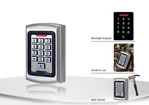 US Automatic / Sentry 300 12V Metal RFID Heavy Duty Wired Keypad Waterproof Gate