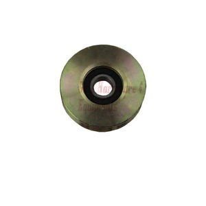8 Pack 1 1/2" Steel V Track Groove Gate Wheel Single Pulley Bearing Gold Color