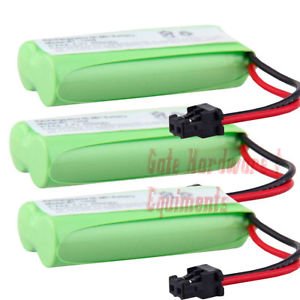 3 Pack Dantona T-T104 Replacement Cordless Battery 2.4V 700maH NIMH (BATT-6010)