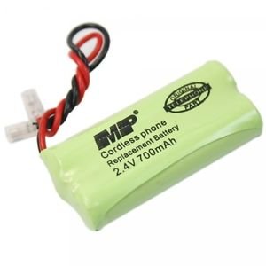 MP Replacement Battery Green 2.4V 700maH Ni-MH Plug Cordless Telephone Universal