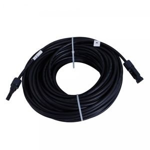 100' Cable TUV 12AWG 4mm2 Wire MC4 Connectors Solar Panel Module Kit PV Systems