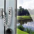 SS Door Bolt Chain Guard Home Lock Child Safety Security Swing Gate Window Latch