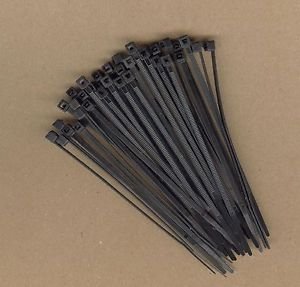 1000 Black 4" Long Heavy Duty 50lbs Pound NYLON UV Cable Ties Zip Ty Wraps USA
