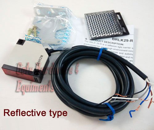 Reflective Infrared Photocell 90/250v PhotoEye Beam Sensor Sliding Gate Operator