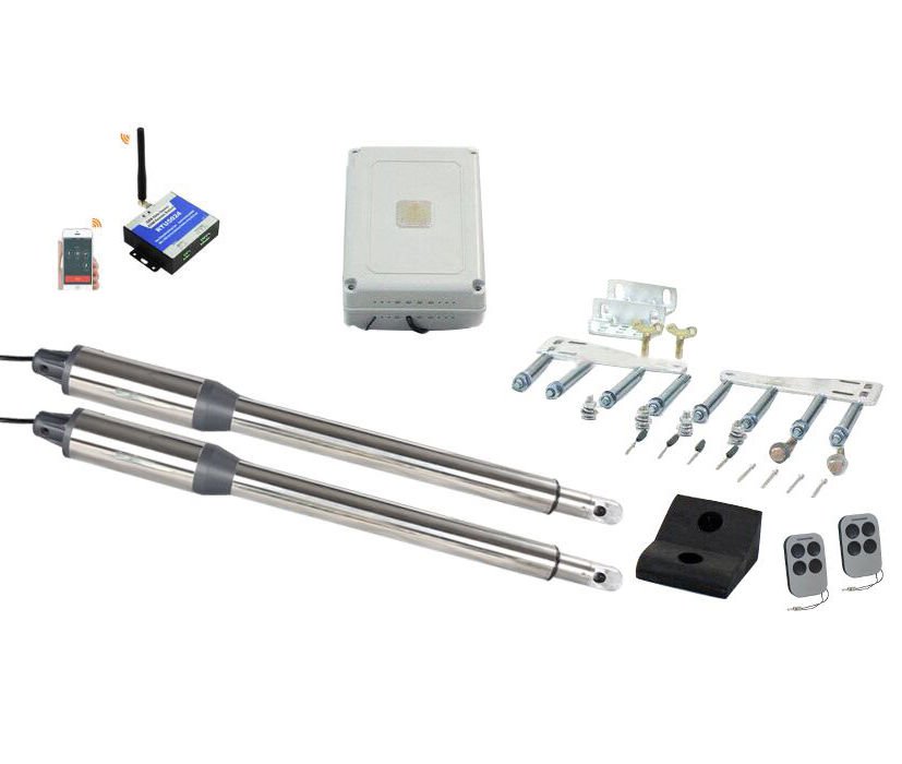 NSEE PKM-C01-2 500KG/1200LBS Double Residential Opener Swing Gate Door Operator