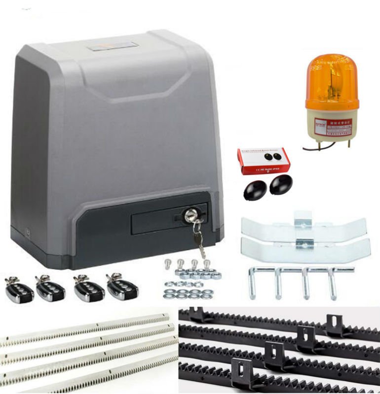 NSEE SL1500AC-4 1500KG/3300LB Automatic Sliding Gate Door Operator Rack & Pinion