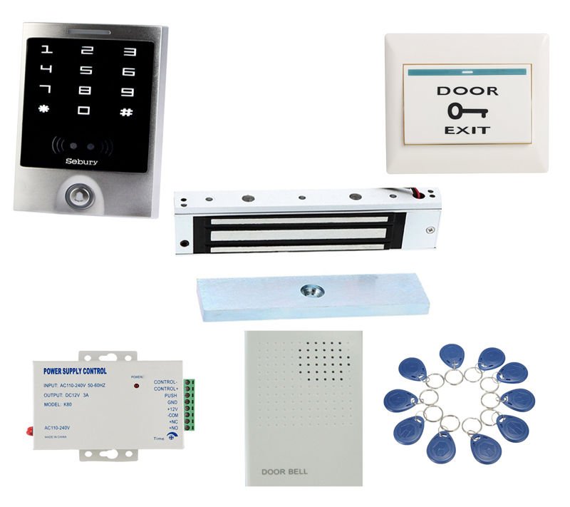 NSEE SKEY-1 Standalone Electric Door Lock Access Control Reader Kit Keypad IP65