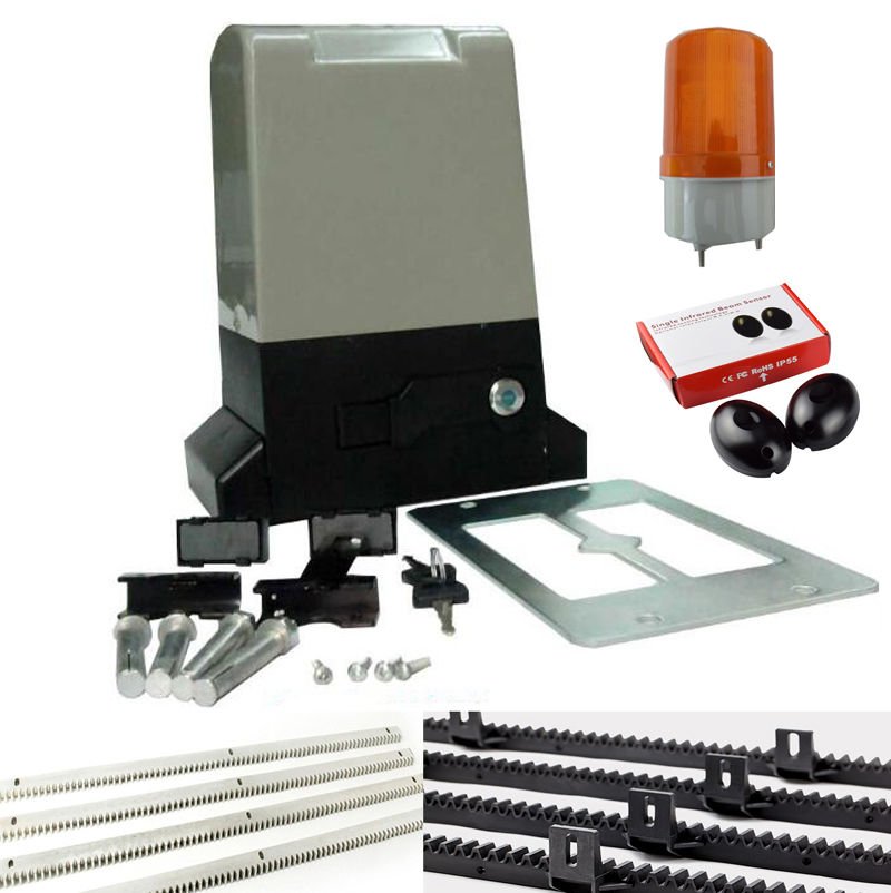 NSEE PK1600-2 1600KG/3500LBS 110/220V Slide Gate Door Opener Rack & Pinion Soft