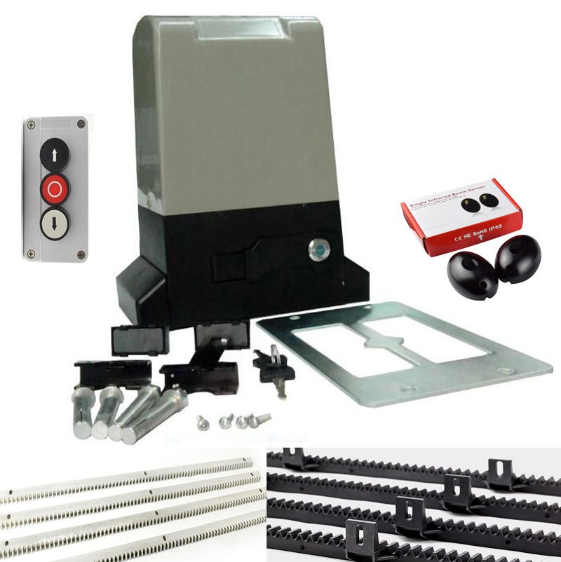 NSEE PK1600-5 1600KG/3500LB 220V Automatic Slide Gate Door Opener Rack & Pinion