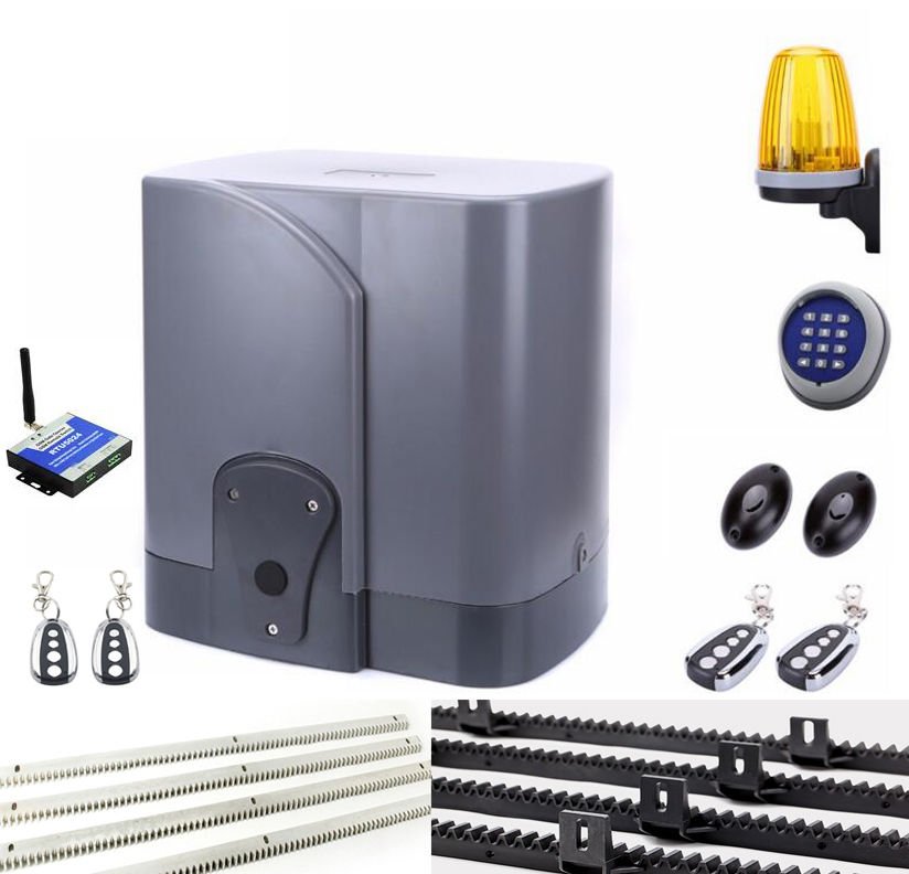 NSEE PY1400AC8 1400KG/3000LBS Operator Slide Gate Door Opener Rack and