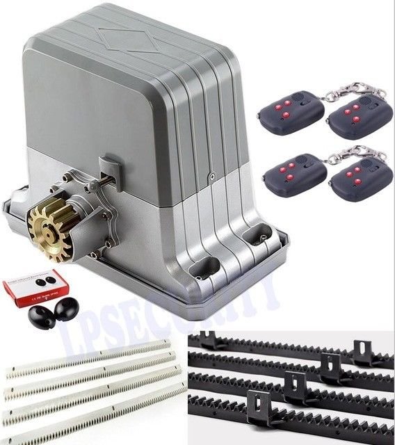 NSEE PY1800-2 1800KG/4000LBS Rack and Pinions Opener Slide Gate Door Operator