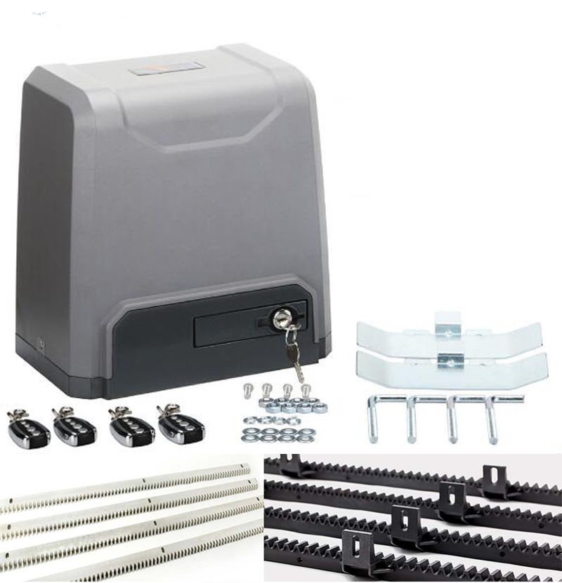 NSEE SL1500AC 1500KG/3300LBS Slide Opener Gate Door Operator Rack and Pinions