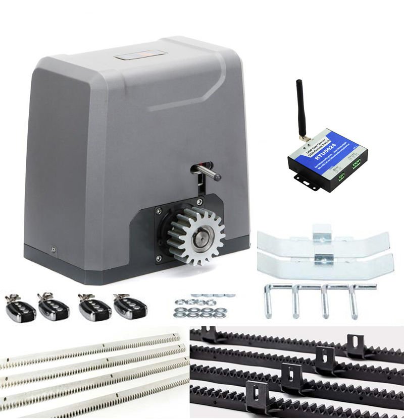 NSEE SL1500AC-2 1500KG/3300LB Automatic Sliding Gate Door Operator Rack & Pinion