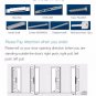 Nano Biometric Smart Door Mechanical Lock Fingerprint Card Reader Keyless Entry