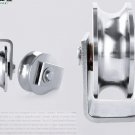 2 Pack 3.5"inch Sliding Gate Roller 304SS U Groove Type Wheel Track Rail Bracket
