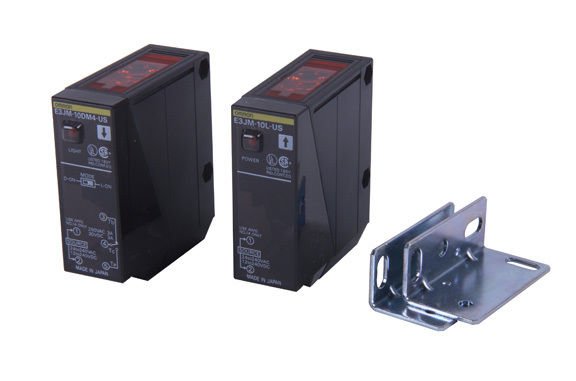 Omron E3JM 33ft 12/240V Through Beam Reflective Photocell Electric Sensor UL