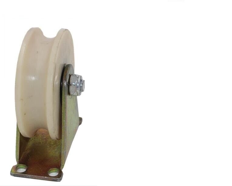 NSEE 4" inch 2 Pack Sliding Gate Nylon Wheel Thickness 101.6mm Groove "U"
