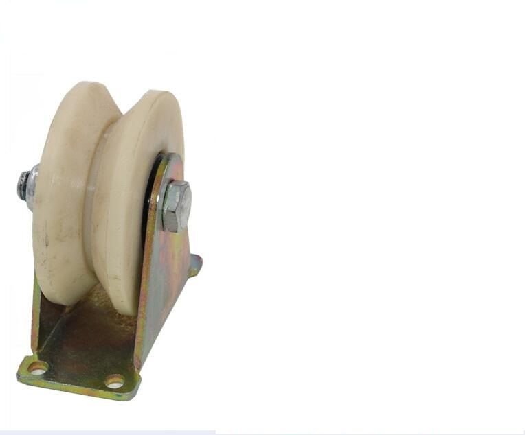 NSEE 3" inch 2 Pack Sliding Gate Nylon Guide Roller Wheel 76.2mm Groove "V"
