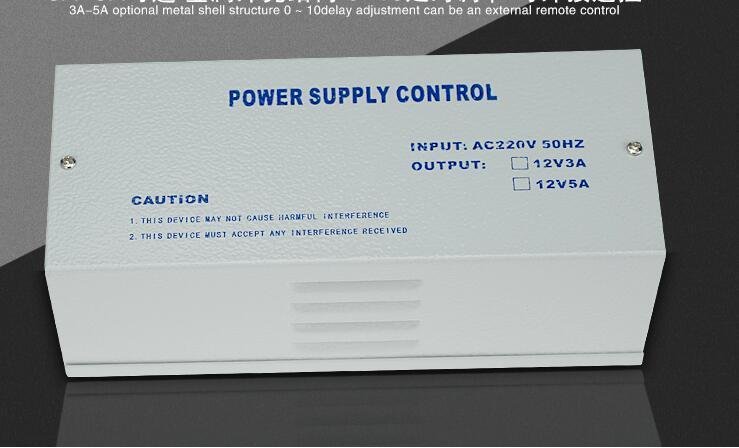 Access Control Box Power Supply for Electric Magnetic Lock Deadbolt Strike