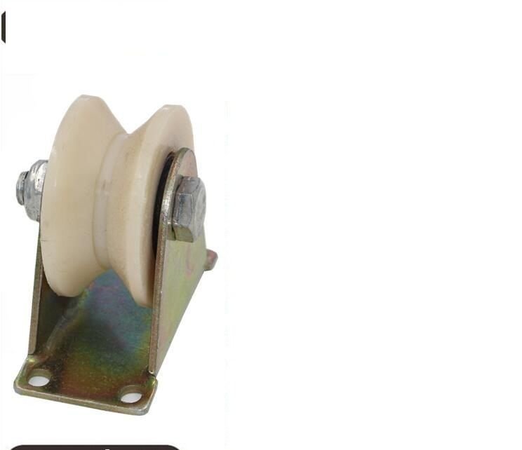 NSEE 2.5" inch 2 Pack Sliding Gate Nylon Guide Roller Wheel 63.5mm Groove "V"