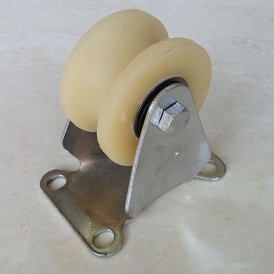 Rongrolling 2.5" inch 2 Pack Sliding Gate Nylon Wheel Thickness 34mm Groove "U"