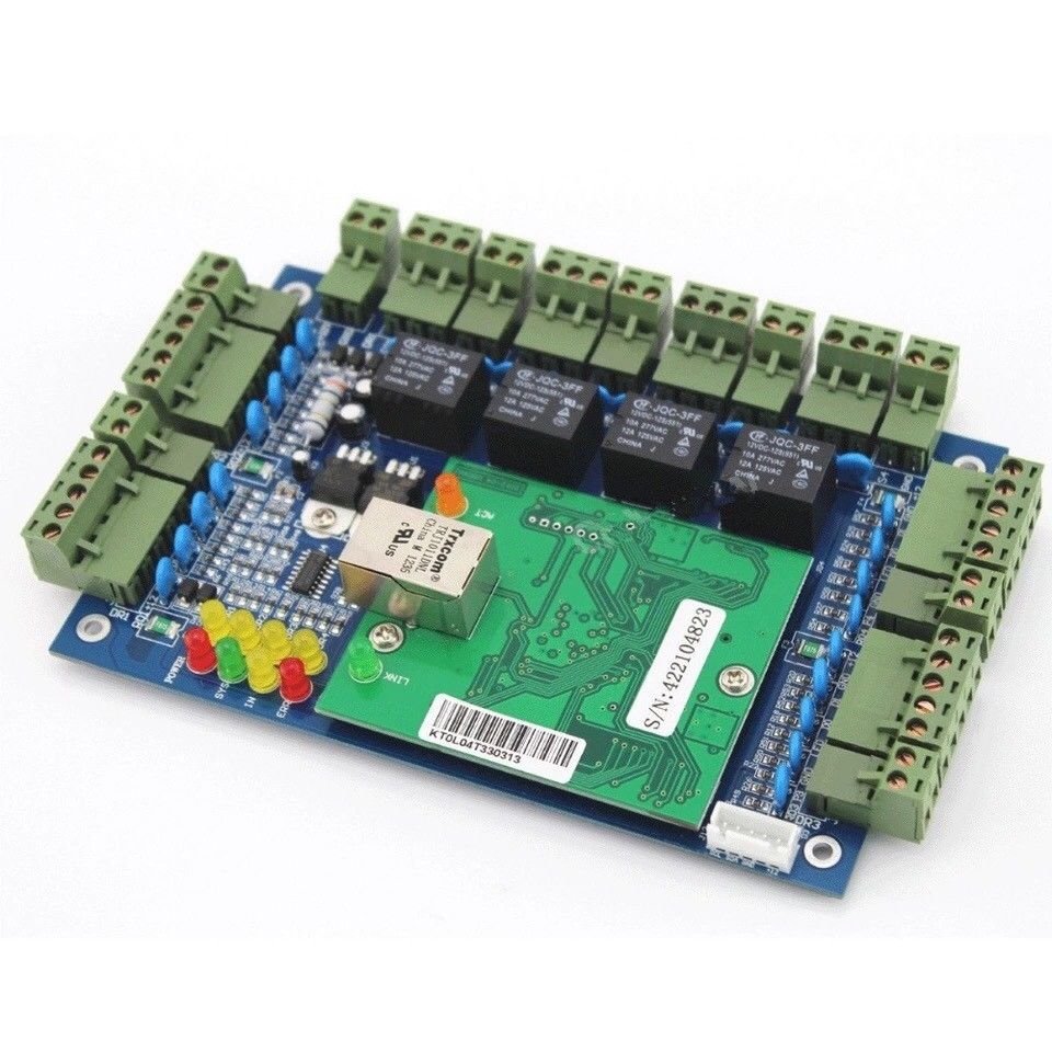 TCP/IP Network Wiegand 26 Entry Attendance Access Panel Control Board 4 Doors