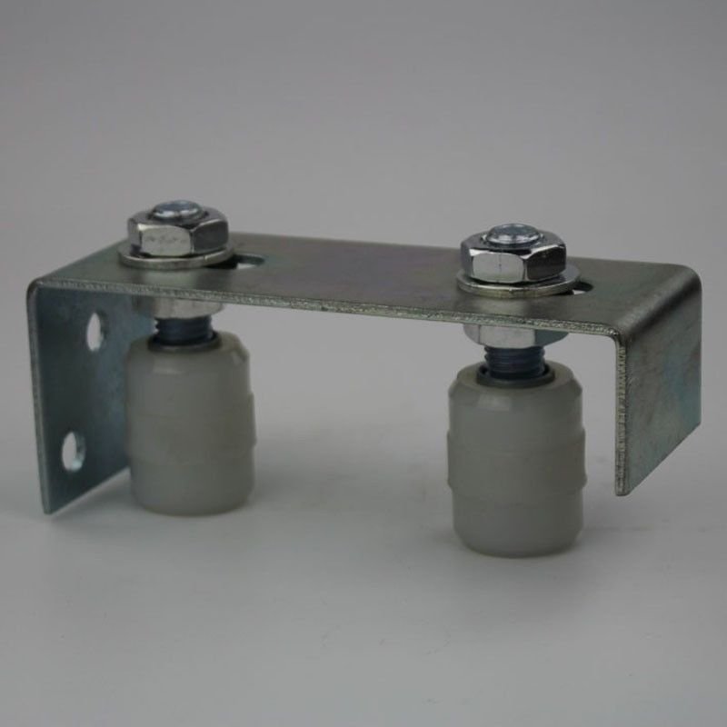 4L-1 Sliding Gate Upper Guide Nylon Roller w/ Electroplated Bracket Anti-rush