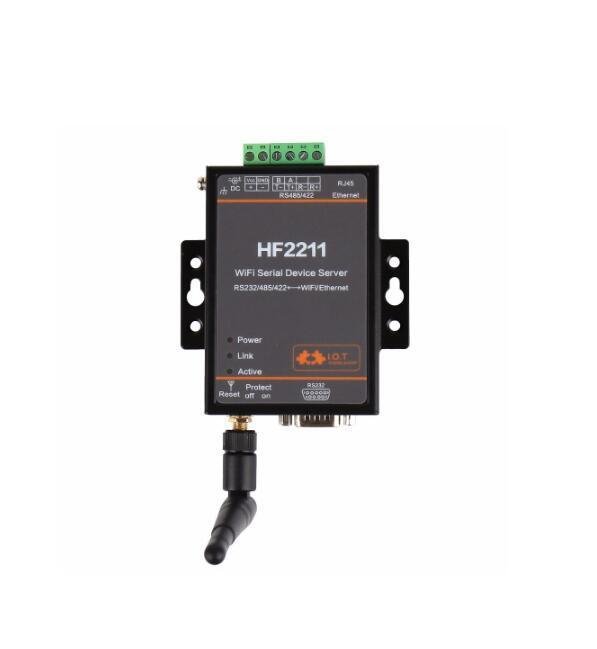 HF2211 Industrial Modbus Serial RS232/RS485/RS422 WiFi/Ethernet Converter Module