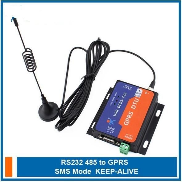 9-24VDC Industrial GPRS DTU RS232/485 GSM Converter Data Transmission Controller