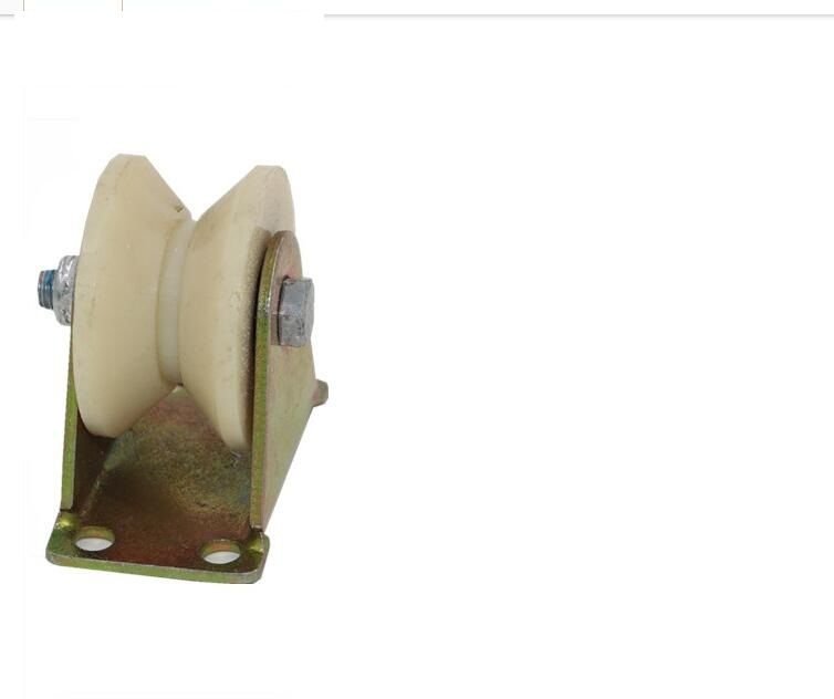 NSEE 2" inch 2 Pack Sliding Gate Nylon Wheel Thickness 50.8mm Groove "V"