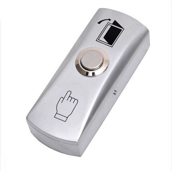 12/24v NO/COM Stainless Steel Release Access Control Exit Push Button Door Open