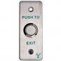 12/24V DC Stainless Steel Panel Push Button Exit Switch Release Unlock Control