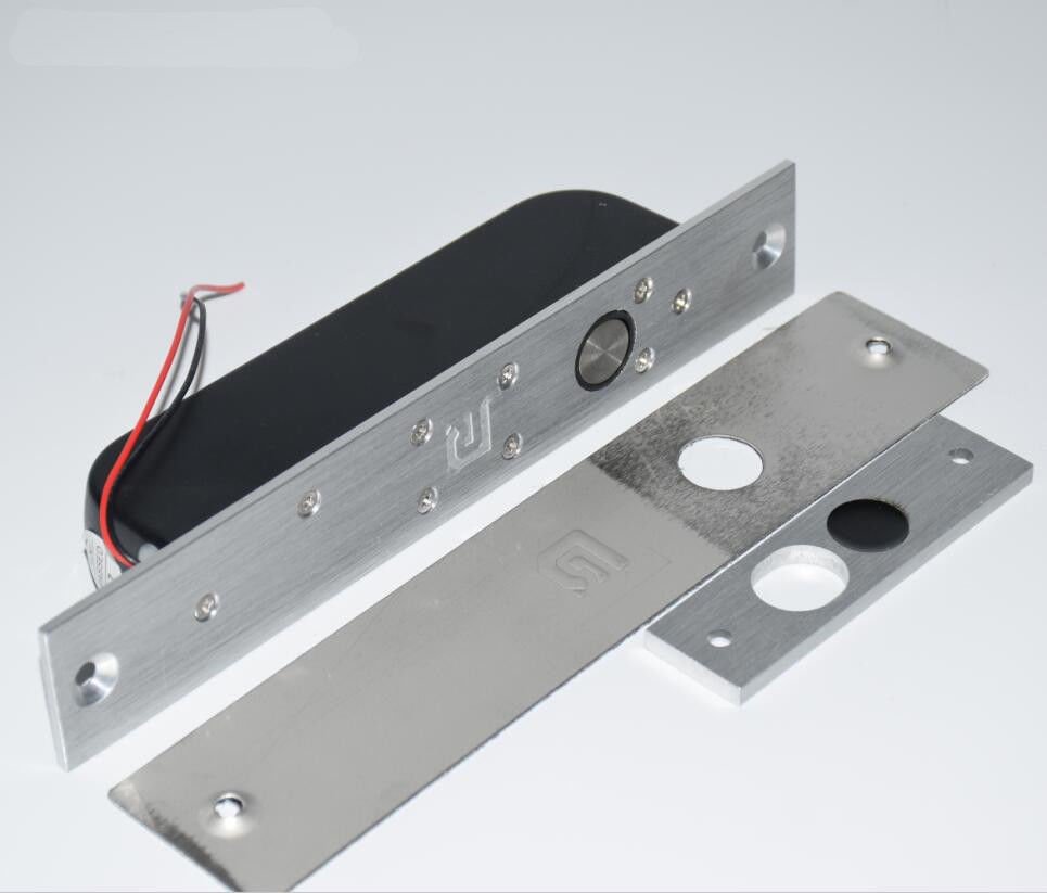 NSEE XDC301 12/24V 500KG/1100LBS Glass Door Electric Gate Lock Drop Bolt Access