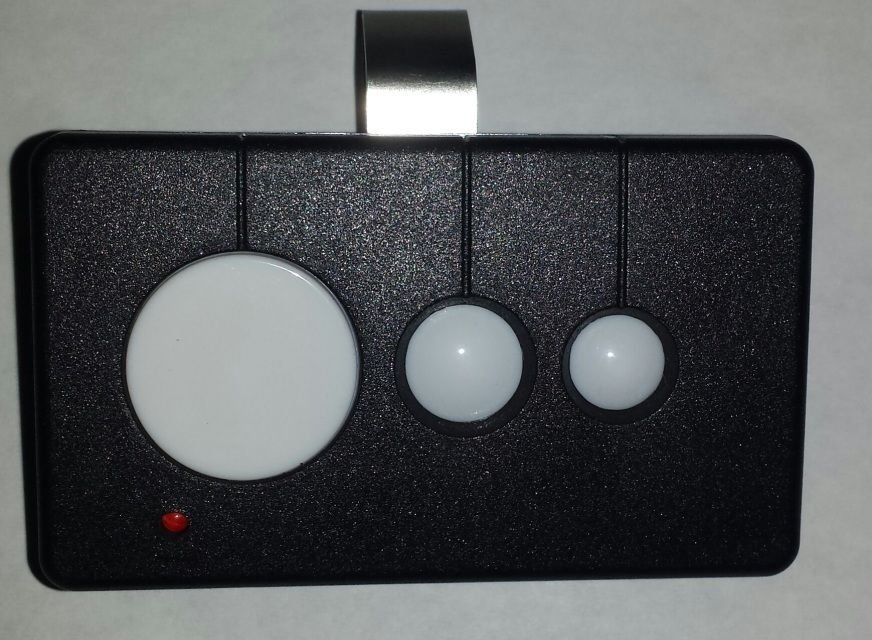 NSEE SL623 3 Button Remote Control Visor Clip, PY1800 & PY1400 Gate Operators