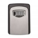 Wall Mount Key Lock Box 4-Digit Combination Weather Resistant Steel In/Outdoor Wall Mount Key Lock Box 4-Digit Combination Weather Resistant Steel In/Outdoor