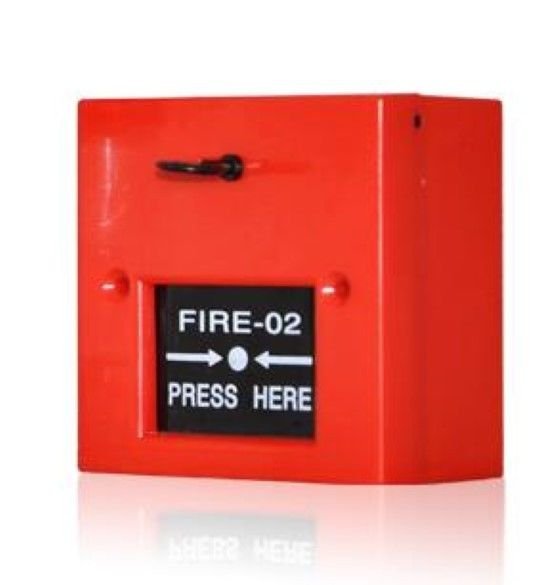 FA-102 12/24VDC Manual Glass Broken Call Point Fire Emergency Strobe Alarm Siren