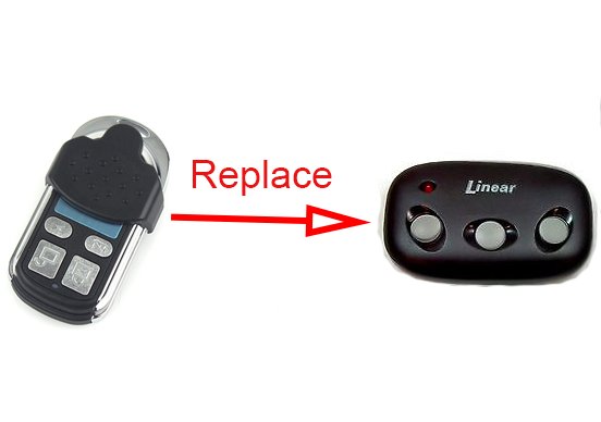 Linear / MegaCode 318MHz 3-Button Garage Remote Control MCT-1/MCT-11/MCT-3