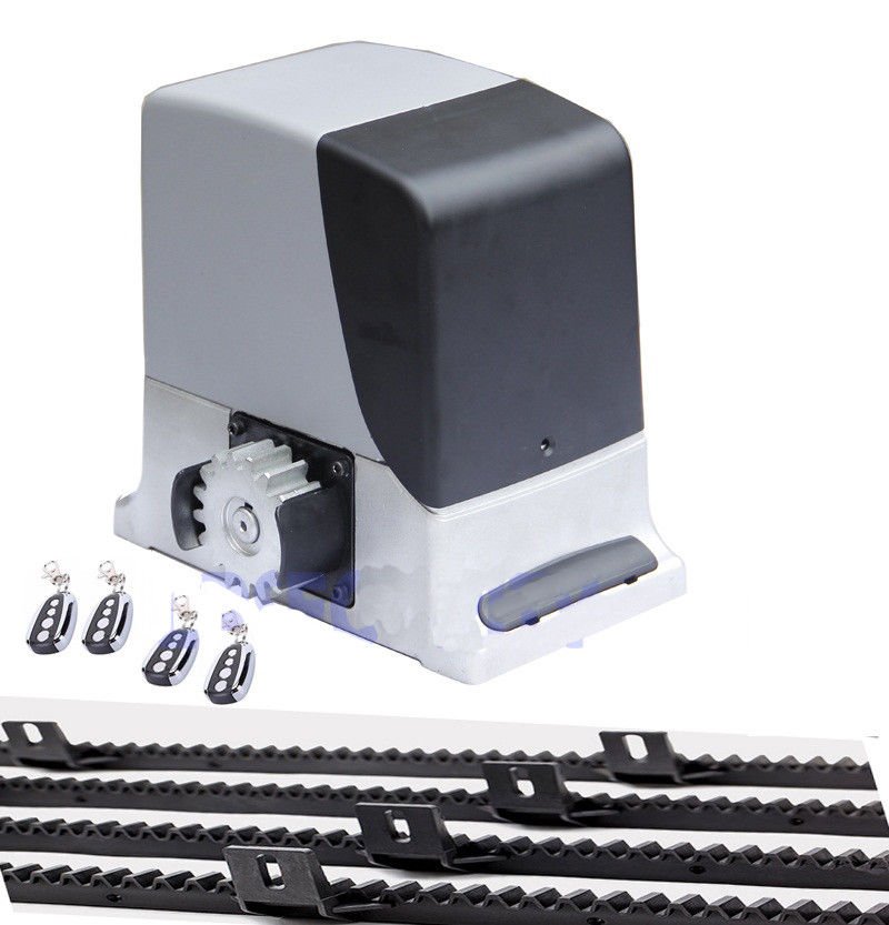 NSEE HD600-2 600KG/1400LBS Automatic Slide Gate Door Opener Rack and Pinions