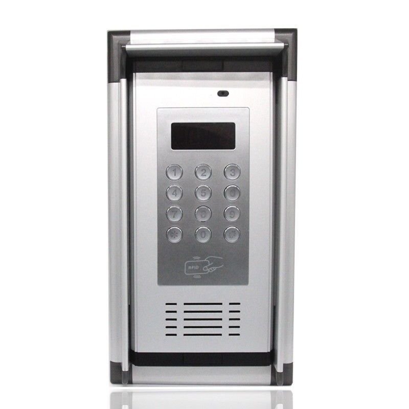NSEE K6 3G Intercom RFID Keypad GSM Quad Band Gate Entry Access System 200 Apts Tag with Cover
