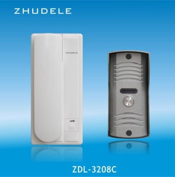 300m Wired Audio Telephone Intercom Doorbell Chime Gate Door Lock Access Control