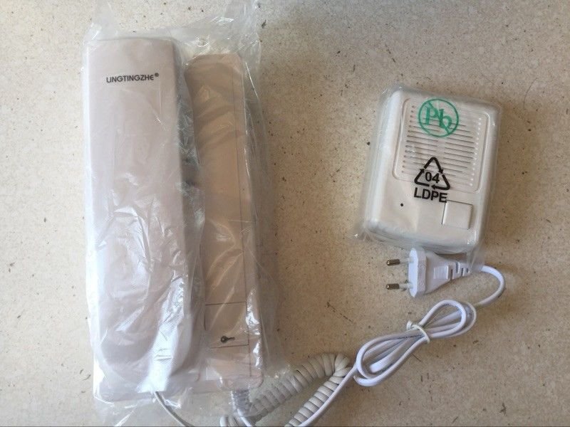 200m Wired Audio Telephone Intercom Doorbell Chime Gate Access Building Office