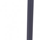 NSEE 42-PM Black Gooseneck Keypad Pedestal 42" Driveway Pad Mount Access Control