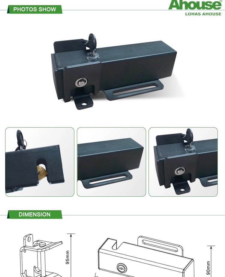 AHouse EK 24V DC Automatic Steel Gate Lock Latch for Swing Gate Door Openers